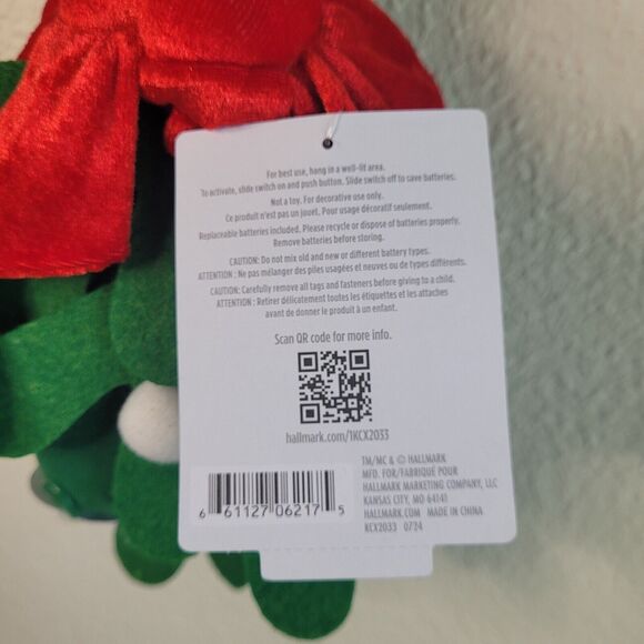 NEW Hallmark Mistletoe MERRY KISS MAS Drop N GREET Sound & Motion Plush VIDEO - Picture 2 of 14